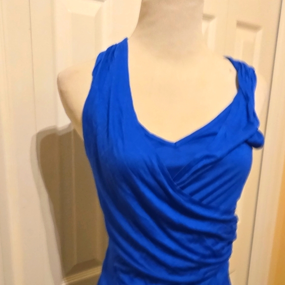 NWT SUPERTRASH Royal Blue Body Con Dress Sz M - Picture 1 of 6